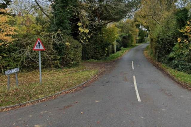 Lodge Lane, Minting. The plans are for Longlands Farm. Photo: Google Maps