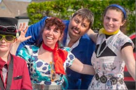 Dee'Dee Lee, her partner Malcolm, daughter Penney Lee and son Valentino Lee will be out around the county raising money for Comic Relief,