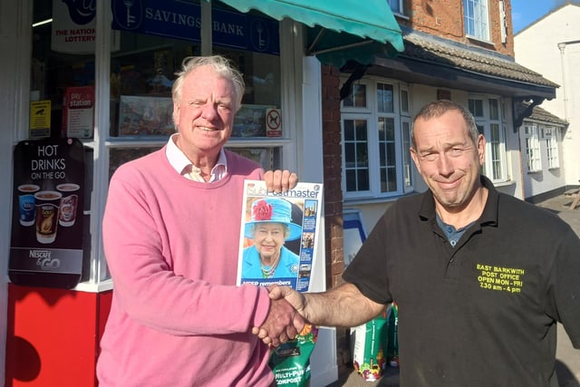 David Ward meeting Gainsborough MP Sir Edward Leigh.