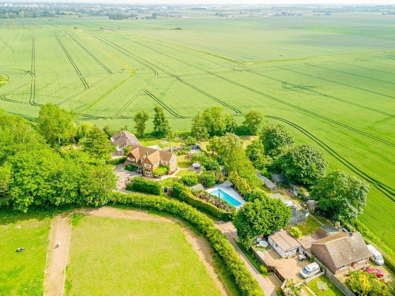 The property's surroundings.