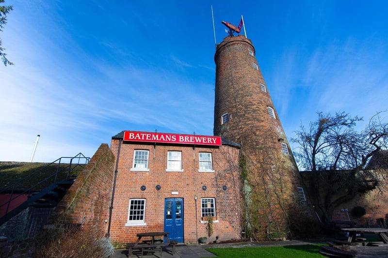 The historic brewery and mill is a well-known feature on the horizon at Wainfleet.