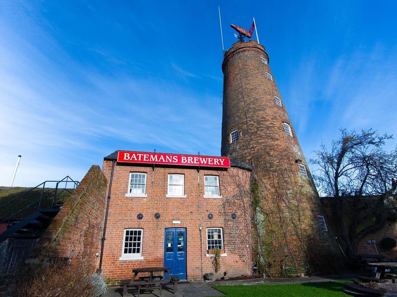 The historic brewery and mill is a well-known feature on the horizon at Wainfleet.