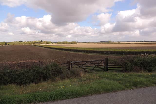 Land near Scredington that could be under water with the new reservoir proposal.