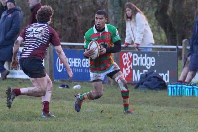 George Lee Erasmus was again among the try scorers for Rasen.