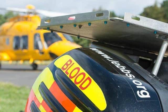 Lincolnshire Emergency Blood Bikes Service now works alongside Lincs and Notts Air Ambulance.
