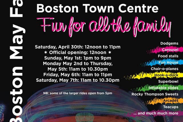 Things to look forward to when Boston May Fair returns.