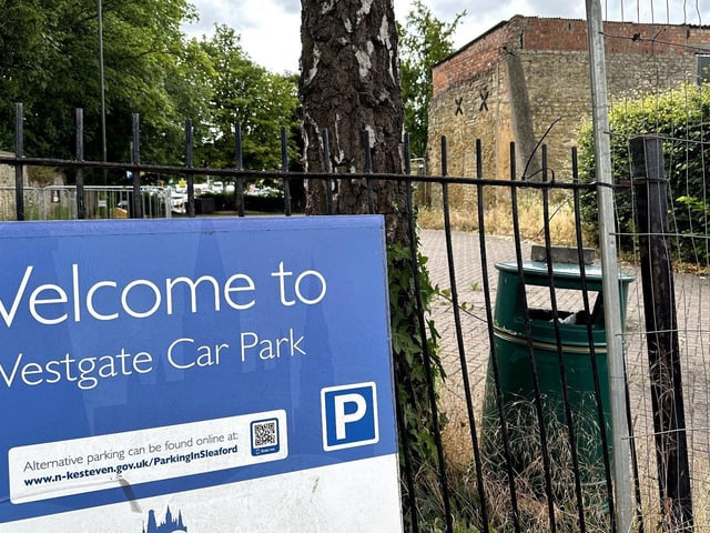 The unstable building has forced the closure of Westgate car park. Photo: Ellis Karran/LDRS