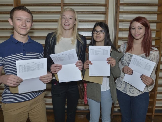 Pupils at Cordeaux Academy, Louth. Pictured (from left) George Stocks, Emily Ferrier, Ellen Drabble and Mollie Brougton.