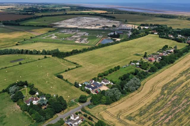 Nuclear Waste Services (NWS) is looking at potentially building a nuclear waste storage site at Theddlethorpe. Photo: Kurnia Aerial Photography
