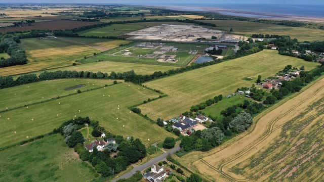 Nuclear Waste Services (NWS) is looking at potentially building a nuclear waste storage site at Theddlethorpe. Photo: Kurnia Aerial Photography