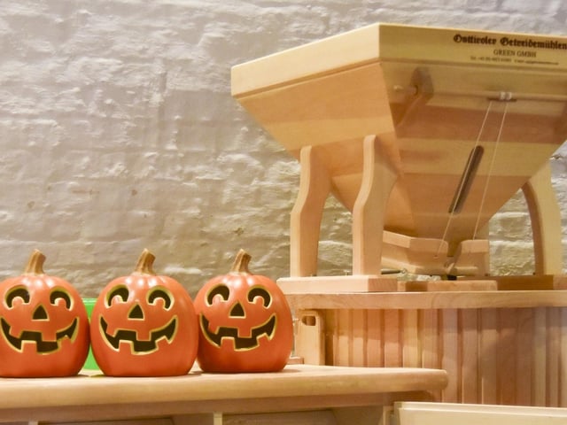 The pumpkin trail at Heckington Windmill. Photo: Holly Parkinson