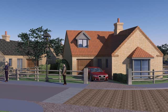 An impression of how the retirement village would look.