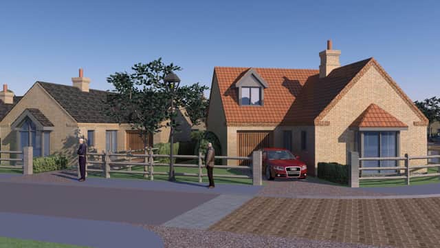 An impression of how the retirement village would look.