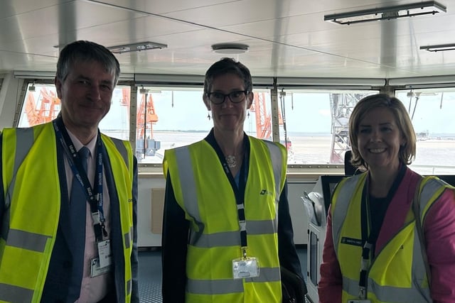 Ambassador Jenny discussed economic growth opportunities with Greater Lincolnshire Mayor Andrea Jenkyns and Cllr Philip Jackson