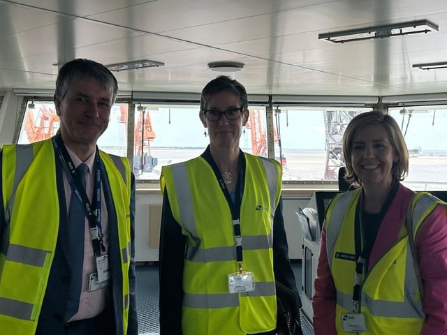 Ambassador Jenny discussed economic growth opportunities with Greater Lincolnshire Mayor Andrea Jenkyns and Cllr Philip Jackson