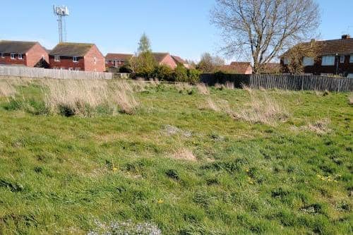 Disused land on Park Avenue in Louth has been earmarked for the new play park.