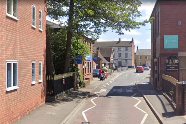 Carre Street, Sleaford, close to where the alleged incident is said to have happened. Photo: Google