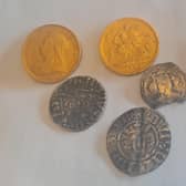 The coins found in Sutton on Sea.