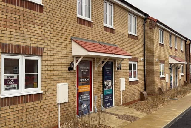 Exterior for two of the available homes at Platform.