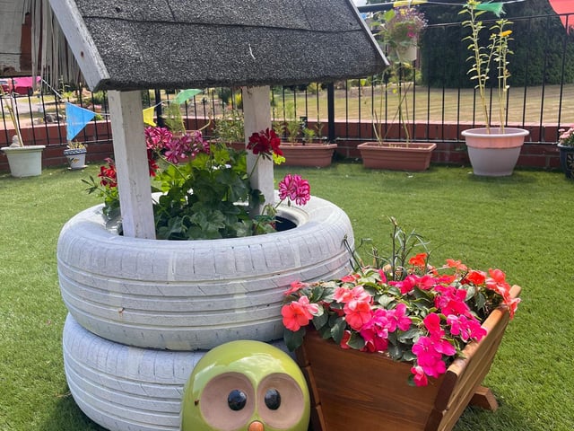 HC-One’s Elmwood House Care Home’s garden
