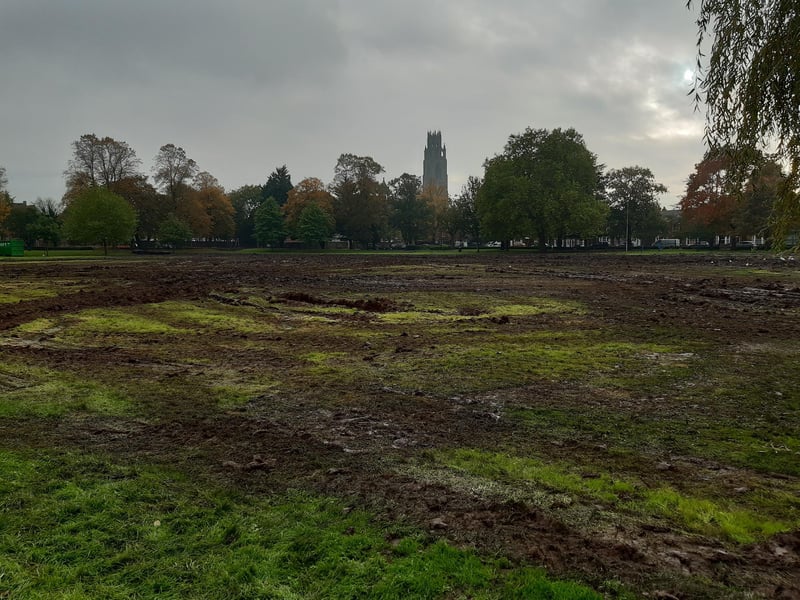 Looking across to the Boston Stump.
