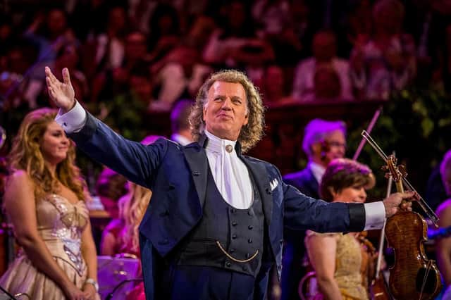 See Andre Rieu on his latest visit to Nottingham's Motorpoint Arena