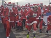 Santa Fun Runs have become popular. Pictured is one at Skegness in 2021
