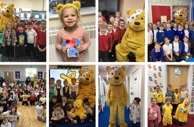 Children in Need photographs shared with The Standard by schools in and around Boston.