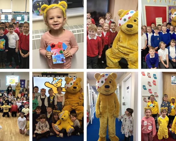 Children in Need photographs shared with The Standard by schools in and around Boston.