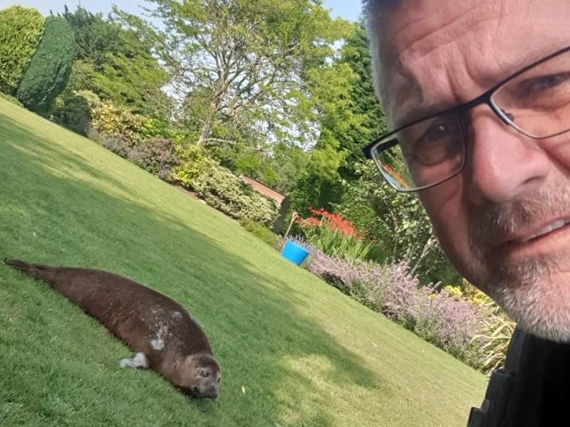 An unusual call-out. Pc Green had a head-scratcher when he was called out to locate and rescue a lost seal which had taken a wrong turn into the River Witham and ended up on a lawn on the banks of the River Skirth in Billinghay!