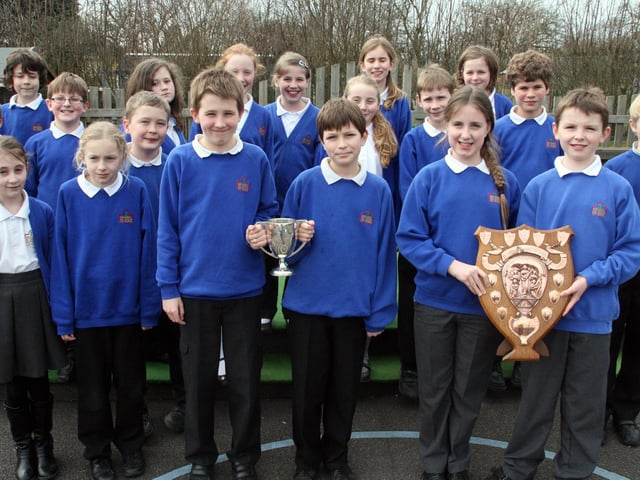 Musicians from All Saints Primary School Grasby were among the trophy winners at the North Lincolnshire Music and Drama Festival in Brigg 10 years ago.