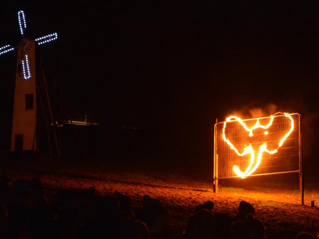 Pachyderm pyrotechnics and a purpose-built windmill