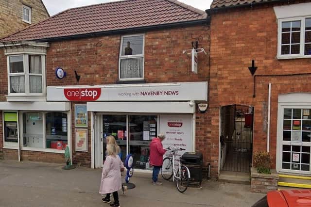 The One Stop shop in Navenby. Photo: Google Streetview