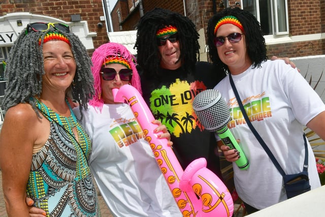 Pictured (from left) are Jackie Hough, Donna Burcock, Gavin Wade and Angie Hill.