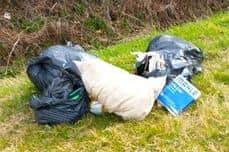 The fly tipped rubbish resulted in a £300 fine. Photo: SKDC