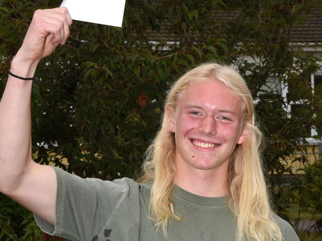 Theo Dodds celebrates amazing results.