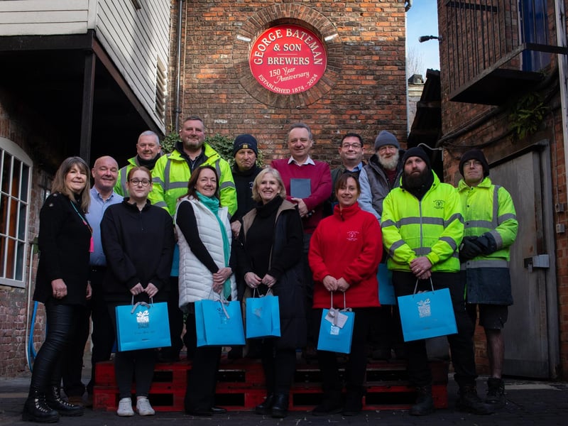 Long-serving members of staff at Bateman's.