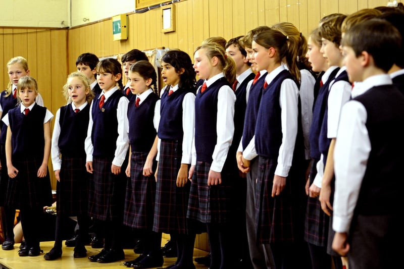 The choir at St Hugh’s School, in Woodhall Spa, were expected to be in demand in the build-up to Christmas 10 years ago.