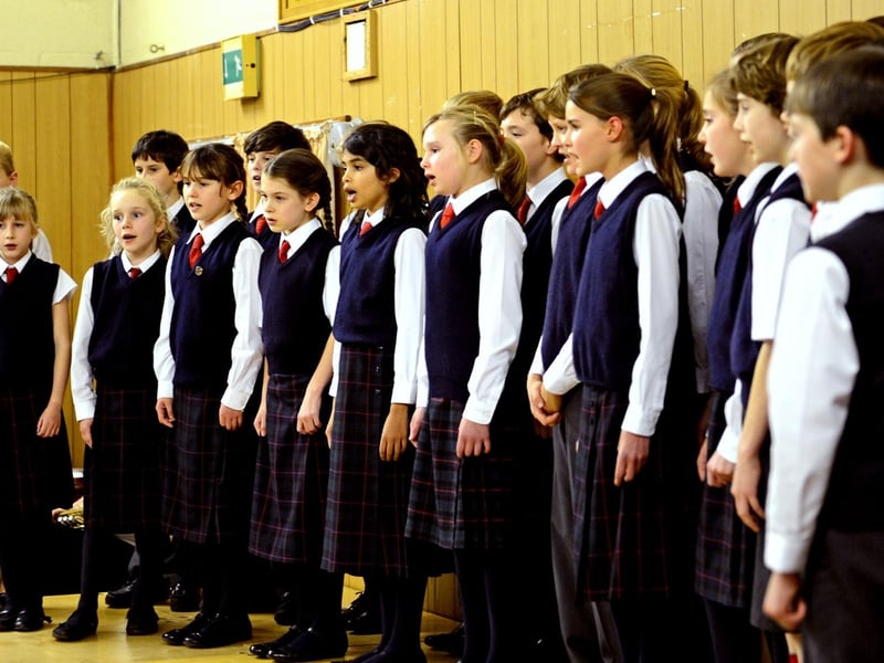 The choir at St Hugh’s School, in Woodhall Spa, were expected to be in demand in the build-up to Christmas 10 years ago.