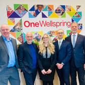 Wellspring's executive team (l-r Dave Whitaker, Mark Wilson, Natalie Hardman, Josh Greaves and Mark Wood)