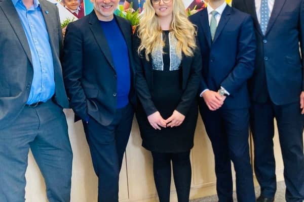 Wellspring's executive team (l-r Dave Whitaker, Mark Wilson, Natalie Hardman, Josh Greaves and Mark Wood)