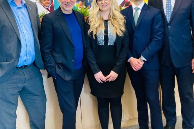 Wellspring's executive team (l-r Dave Whitaker, Mark Wilson, Natalie Hardman, Josh Greaves and Mark Wood)