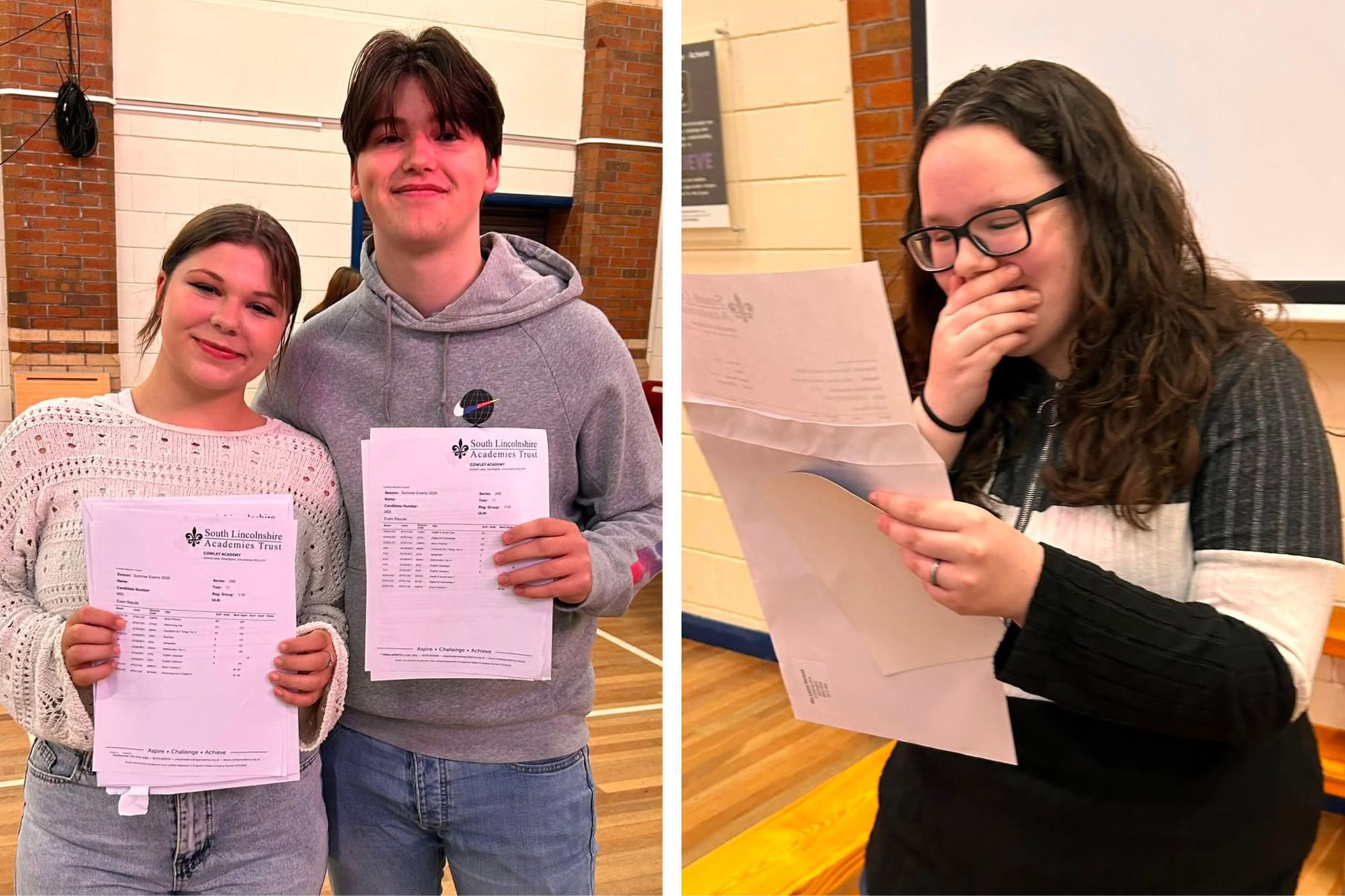 GCSE-ERGEBNISSE: Rekordjahr an der Cowley Academy in Donington