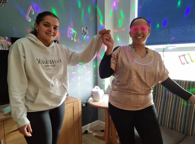 Staff at Skegness Hospital during the 12-hour memory tree appeal  danceathon.