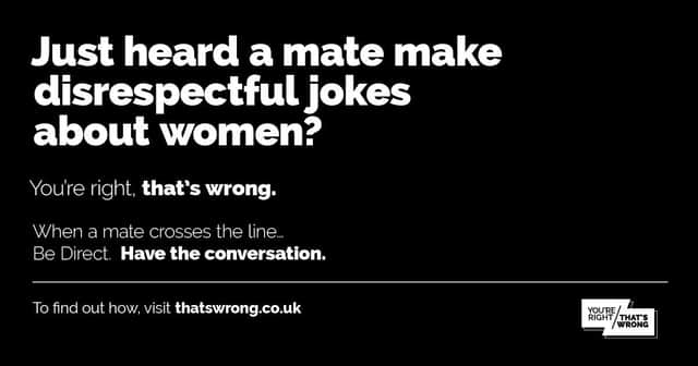​The ‘You’re right, that’s wrong’ campaign.