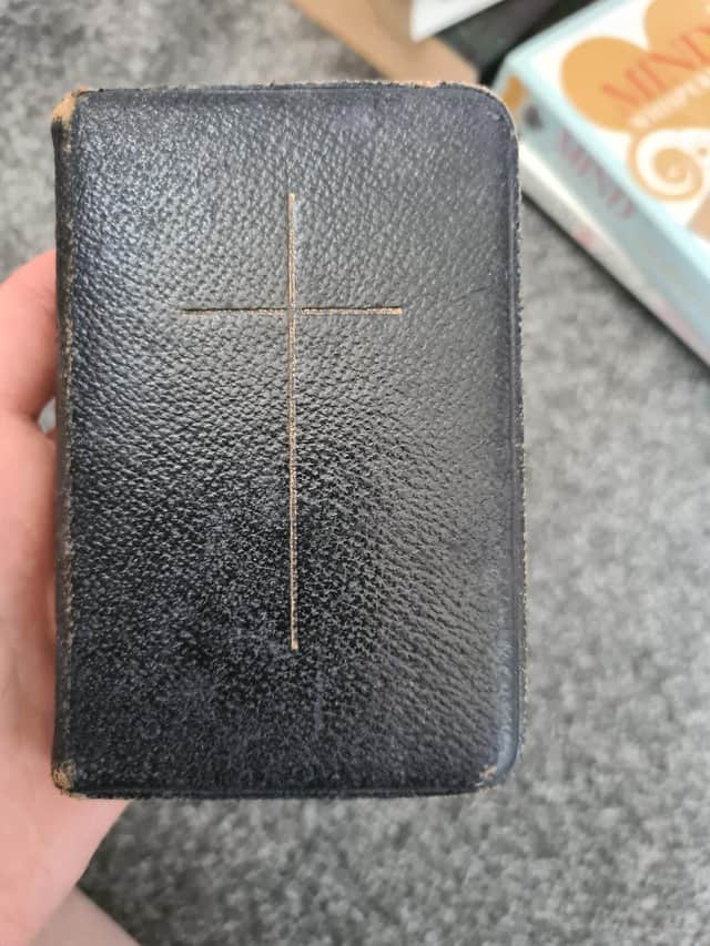 The Bible printed at WK Mortons of Horncastle in 1913.