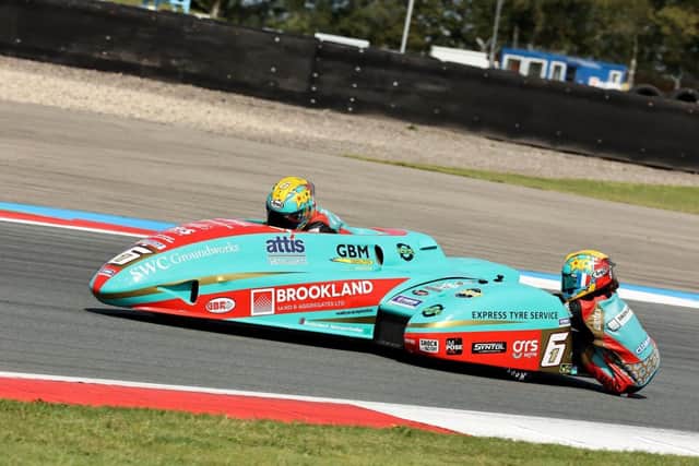 Ellis and Clement in action at Assen. Pic: Wally Walters.