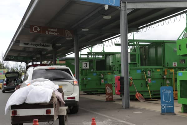 A new slot booking system is coming in for Lincolnshire's Household Waste Recycling Centres. Photo: LCC