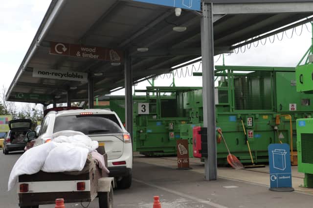 A new slot booking system is coming in for Lincolnshire's Household Waste Recycling Centres. Photo: LCC