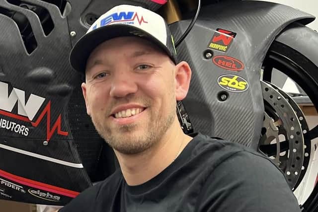 Peter Hickman - on the mend after high speed crash.